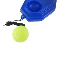 Customize Tennis trainer,tennis balls with High stretch rope+PE plastic base with Tennis trainer