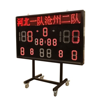 Professional portable electronic basketball scoreboard