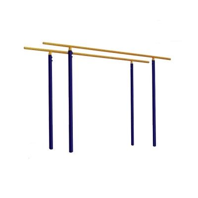 Outdoor playground gymnastics parallel bars for sale