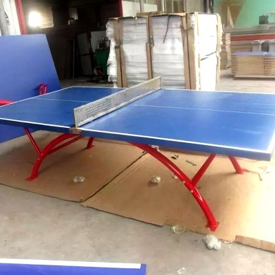 Hot sale international standard size 25 mm modern glass wooden table tennis stand table for stadium